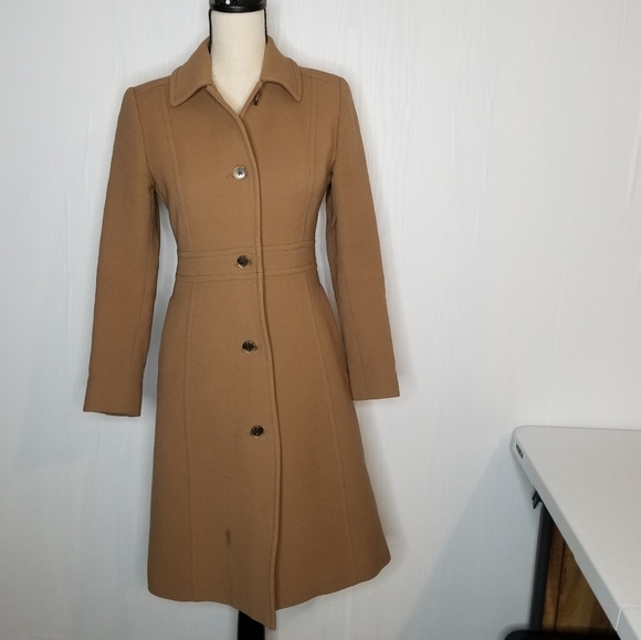 J.Crew Lady Coat Double Cloth Size 0 - Picture 6 of 16